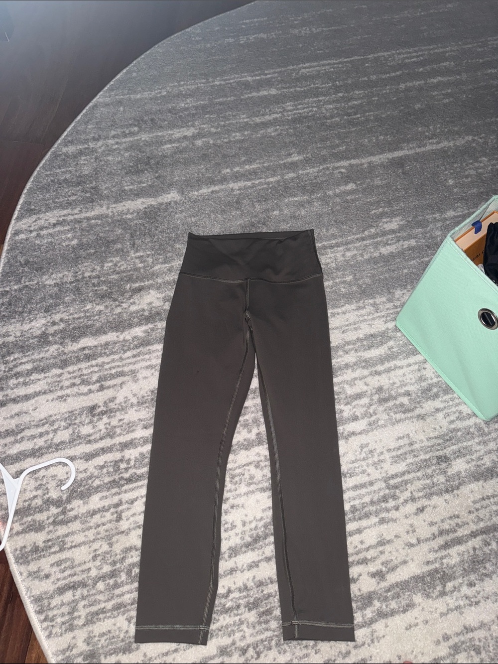 Lululemon High Waist Olive Green Active Leggings